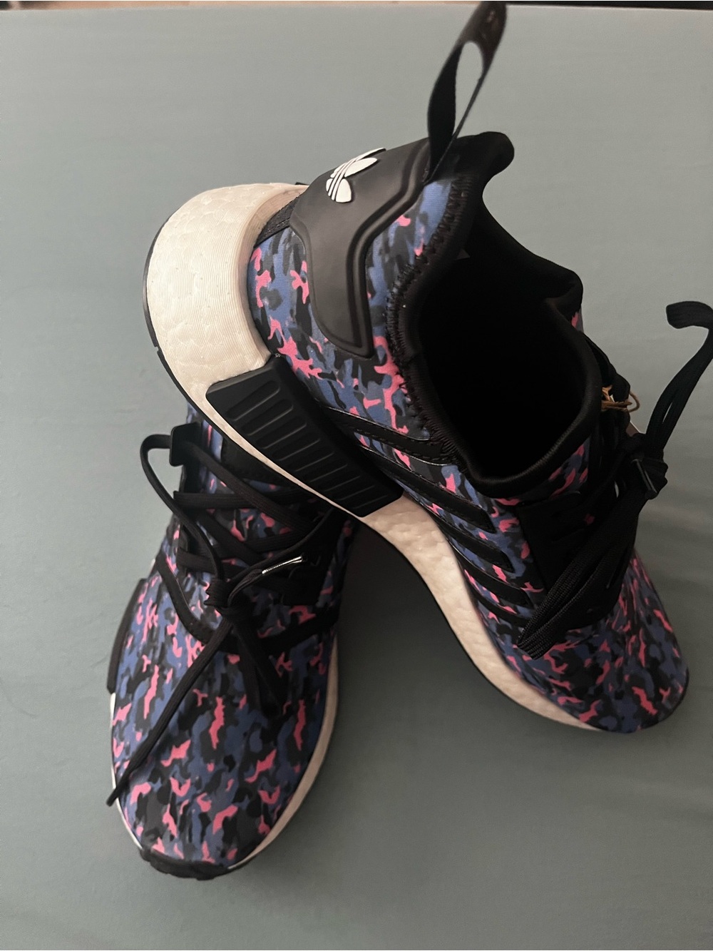 ADIDAS NMD Pink & Blue Camo Sneakers
